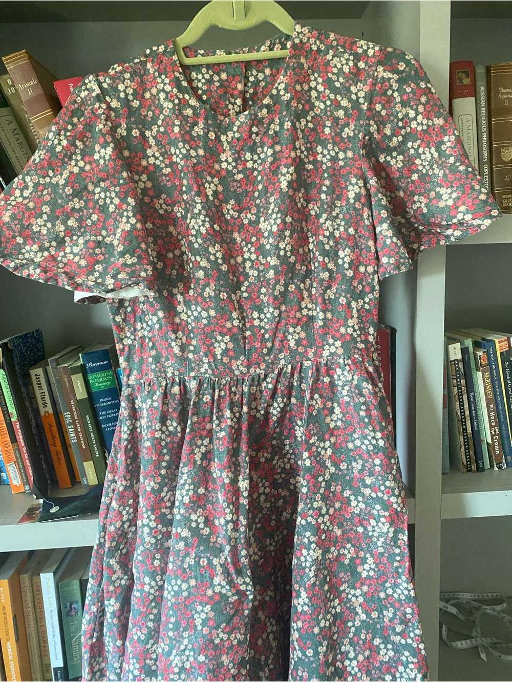 Son de Flor Floral linen ditsy teal butterfly style